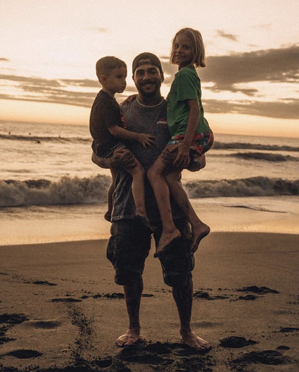 Тимати с детьми Алисой и Ратмиром