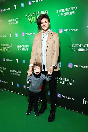 Екатерина Кейру с сыном Теодором