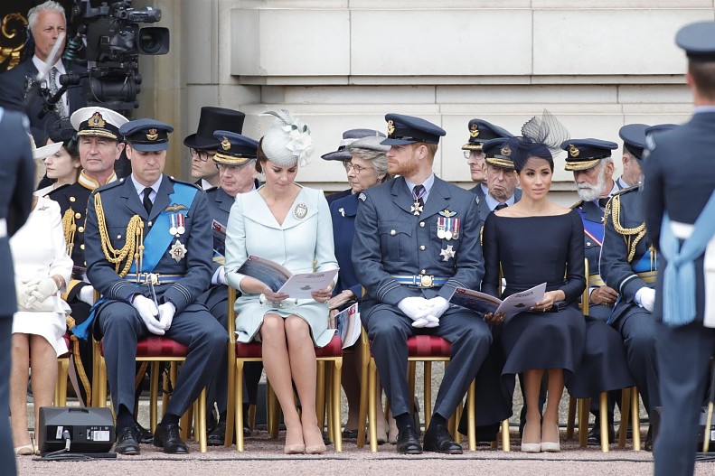 Принц Уильям, Кейт Миддлтон, принц Гарри, Меган Маркл