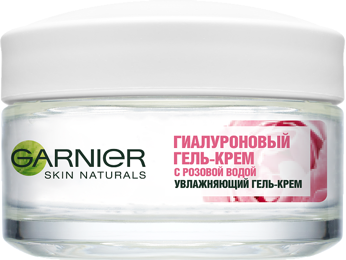 Гиалуроновый гель-крем с розовой водой Garnier