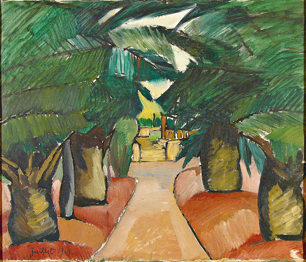 Анна Зельманова. Пальмы. 1914. Рыбинский государственный историко-архитектурный и художественный музей-заповедник