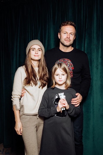 Клим Шипенко и Соня Карпунина с дочерью