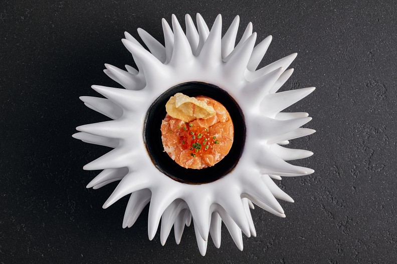 Тартар из лосося