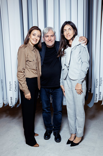 Ирина Вольская, Евгений Водолазкин и Анна Попова