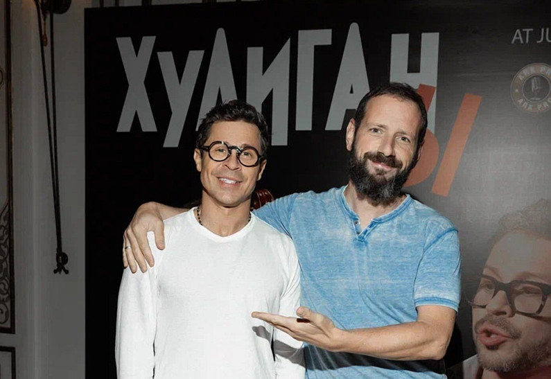 Павел Деревянко и Борис Андрианов представили в Дубае спектакль «Хулиганы»