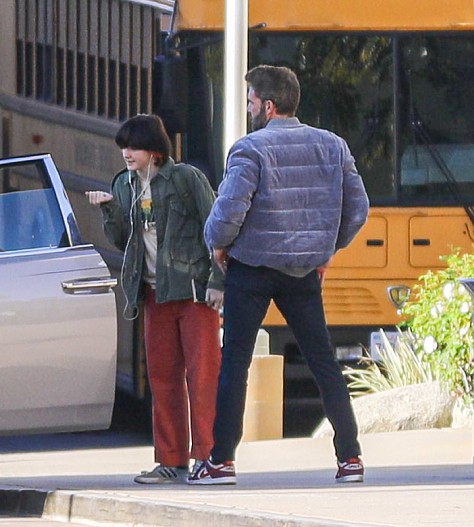 Бен Аффлек с дочерью