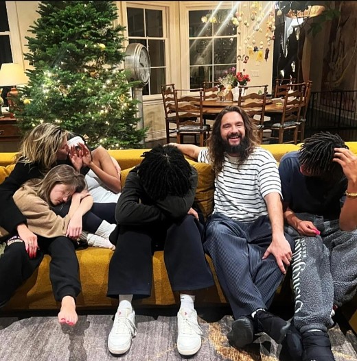 Хайди Клум с семьей