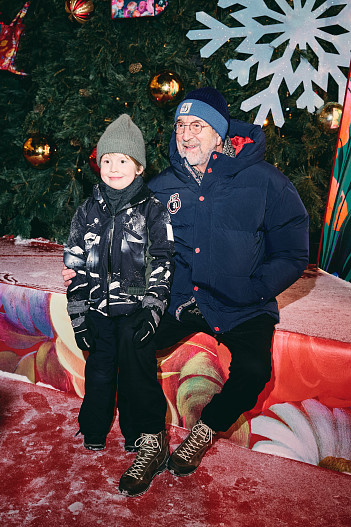 Леонид Ярмольник с внуком