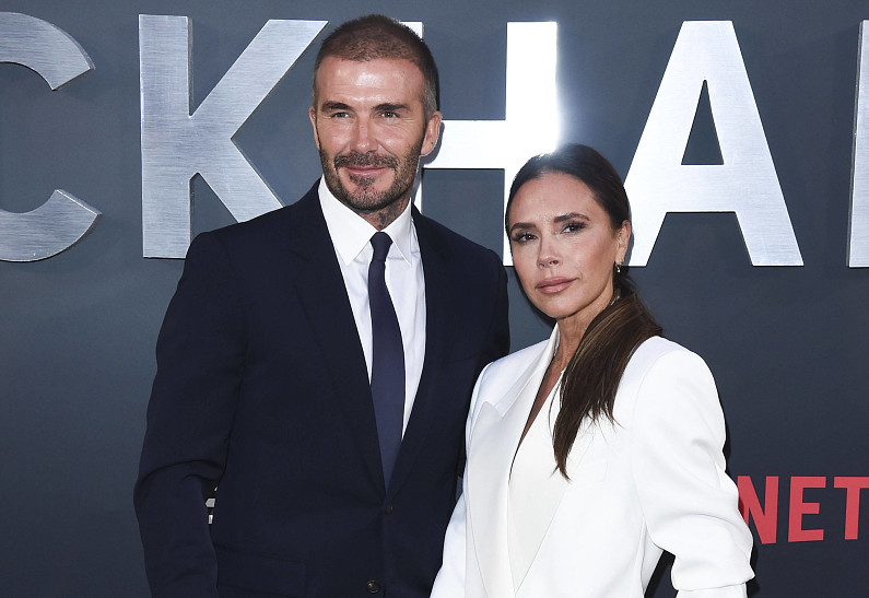 Горячо! Виктория Бекхэм показала, как Дэвид Бекхэм занимается спортом