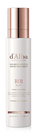 Восстанавливающая сыворотка-спрей для волос Professional Repairing Protein Serum Treatment, d’Alba