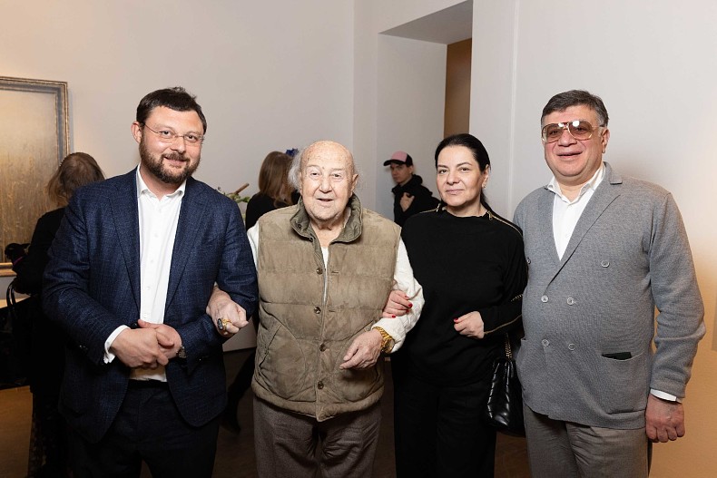 Василий Церетели, Зураб Церетели, Зураб Мардахиашвили с супругой