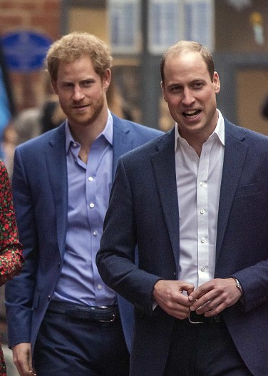 Принц Гарри и принц Уильям