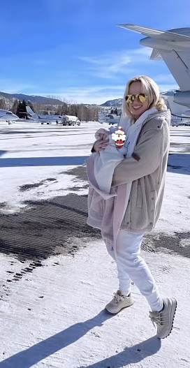 Ребел Уилсон со своей дочерью