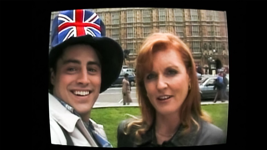 Мэтт Леблан и Сара Фергюсон