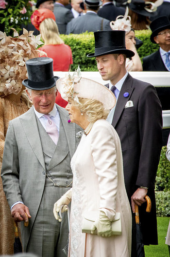 Карл III, Камилла Паркер-Боулз и принц Уильям