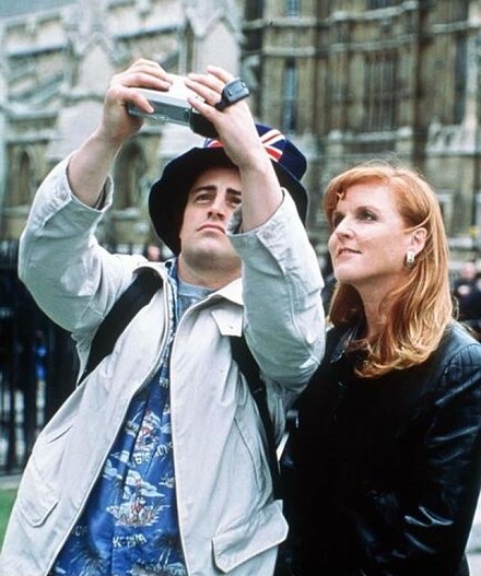 Мэтт Леблан и Сара Фергюсон