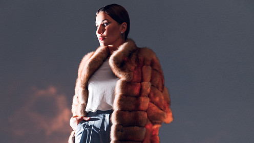 Дизайнер модного мехового Дома Re-Look Furs, дизайнер Наталья Матвеева представила новинки своей коллекции