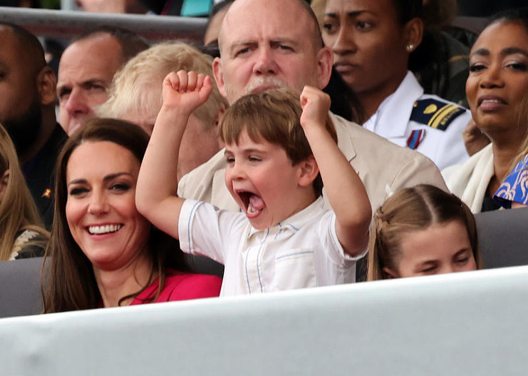 Кейт Миддлтон и принц Луи