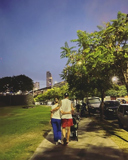 Мария Тарасова и&nbsp;T-Killah со своим сыном