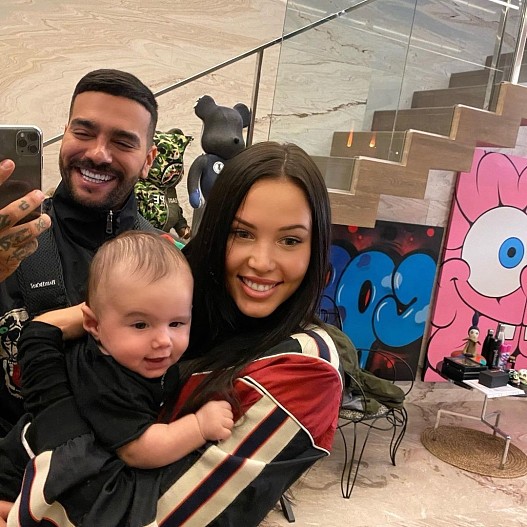 Тимати и Анастасия Решетова со своим сыном