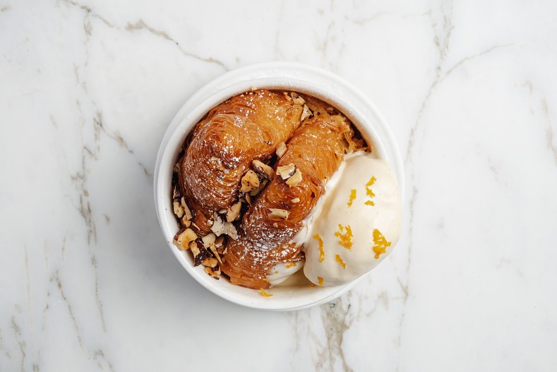 Пудинг круассан