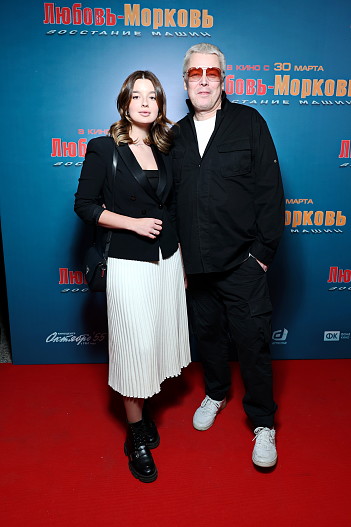 Александр Стриженов с дочерью Сашей