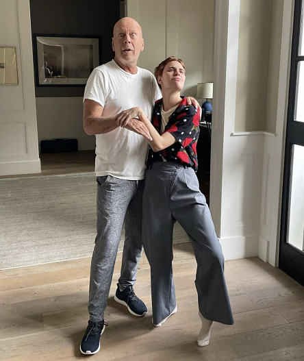 Брюс Уиллис с дочкой