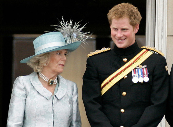 Королева-консорт Камилла и принц Гарри