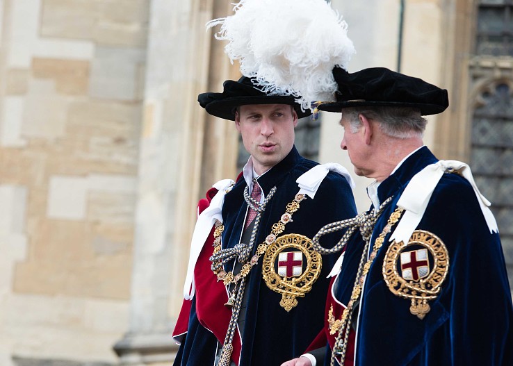 Принц Уильям и Карл III