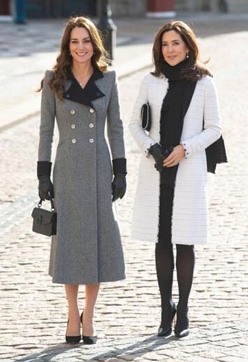 Кейт Миддлтон и датская принцесса Мэри