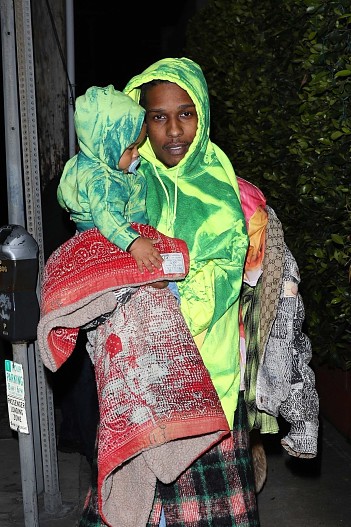 A$AP Rocky с сыном