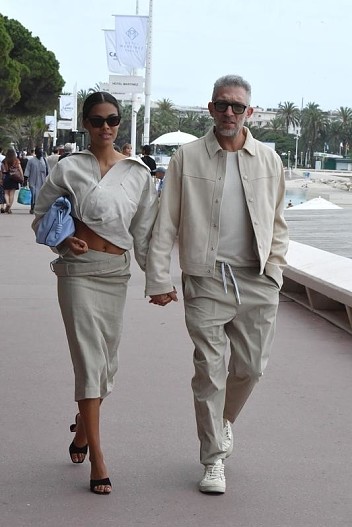 Тина Кунаки и Венсан Кассель