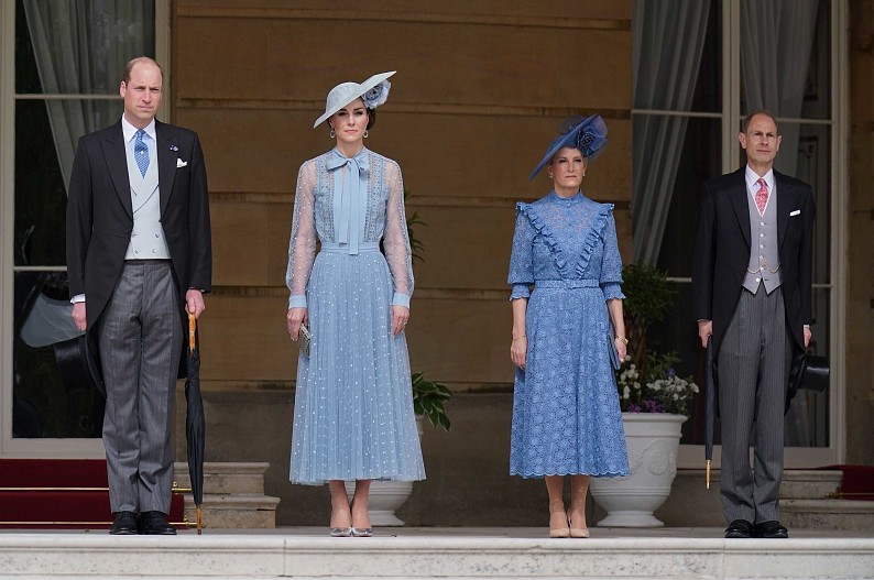 Принц Уильям, Кейт Миддлтон, Софи, герцогиня Эдинбургская, и принц Эдвард