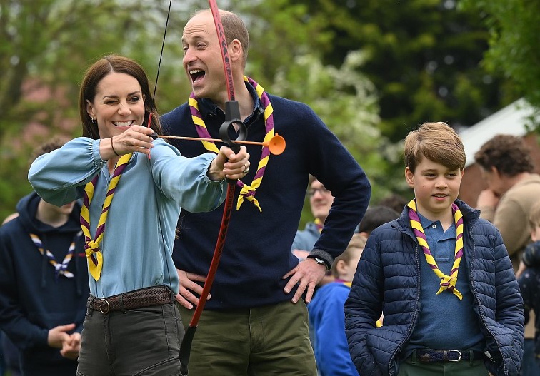 Кейт Миддлтон, принц Уильям, принц Джордж