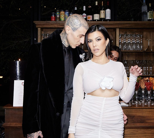 Трэвис Баркер и Кортни Кардашьян