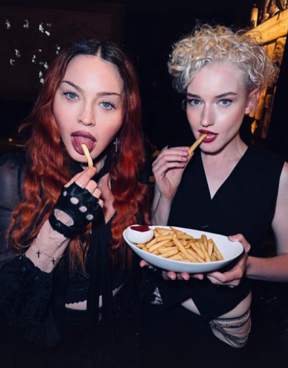 Джулия Гарнер и Мадонна