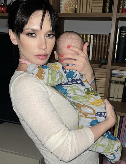 Ольга Серябкина со своим сыном