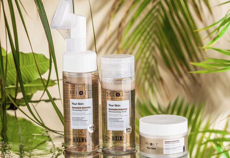 Новинка от Mixit – серия средств для нормальной и чувствительной кожи лица