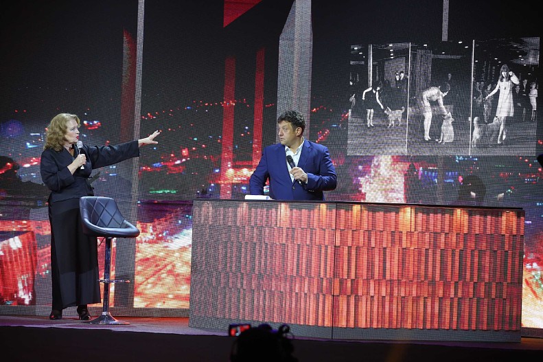 Ирина Алфёрова и Михаил Полицеймако