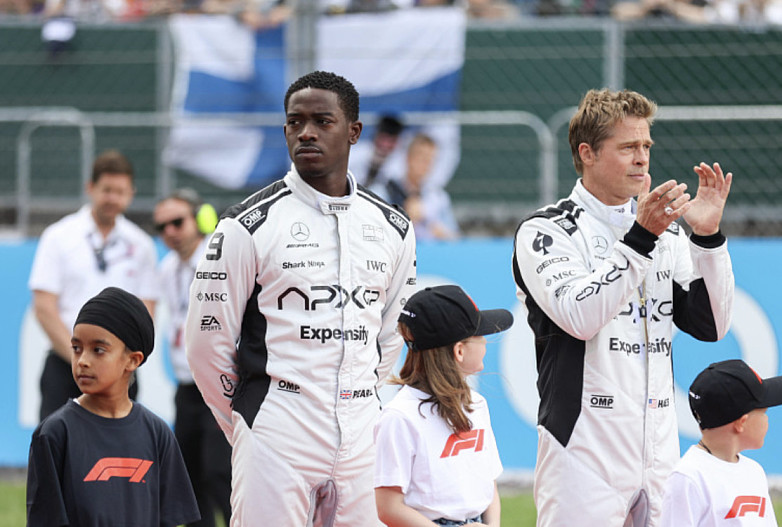 Брэд Питт и Дэмсон Идрис