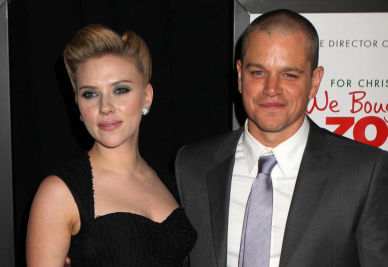 «Это был ад»: Мэтт Дэймон рассказал о поцелуе со Скарлетт Йохансон