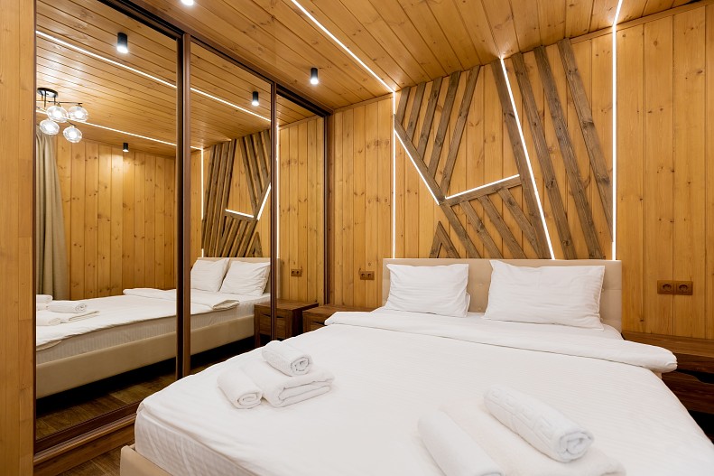 Спальня в барнхаусе