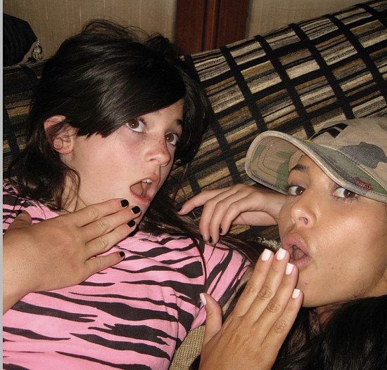 Ким Кардашьян и Кайли Дженнер