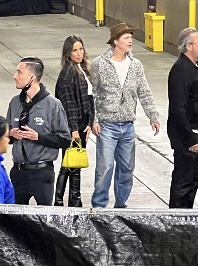 Инес де Рамон и Брэд Питт