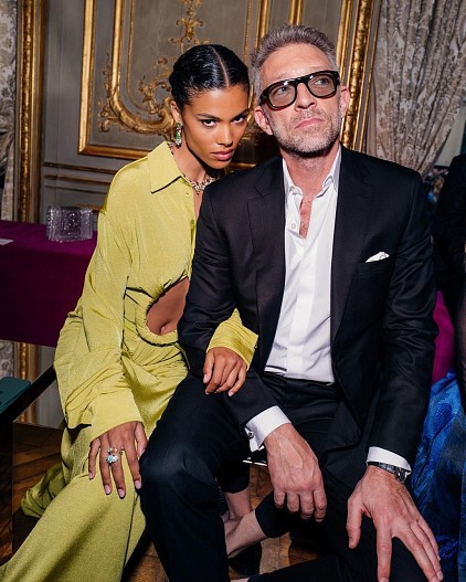 Тина Кунаки и Венсан Кассель