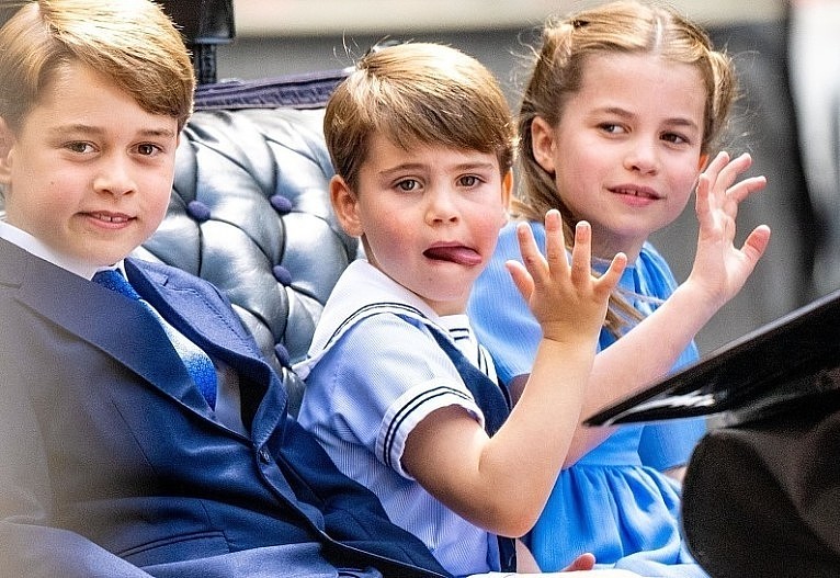 Принц Джордж, принц Луи и принцесса Шарлотта