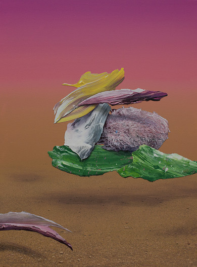 Хуан Мигель Паласиос: Variations XXII_ 2023г. Холст, смешанная техника