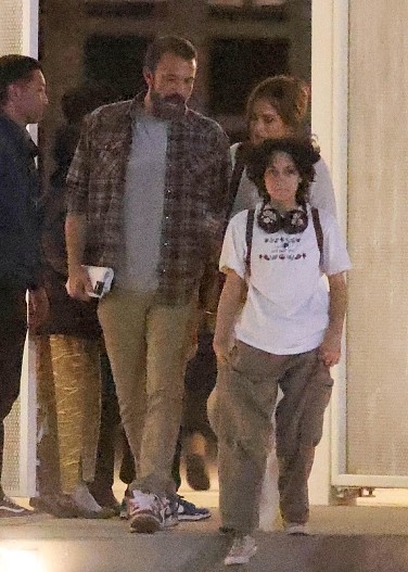 Дженнифер Лопес с дочерью Эммой, Бен Аффлек