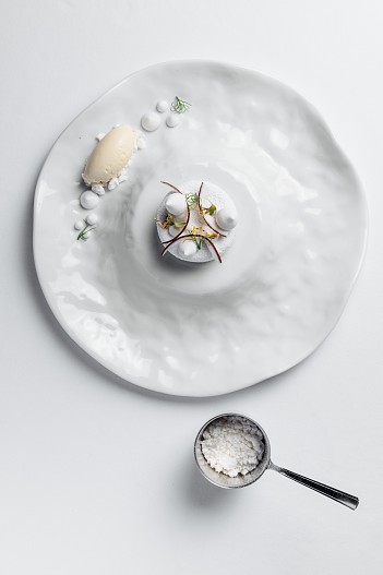 Банановый мусс, кокос