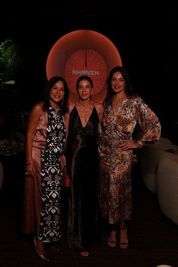 Ирина Чайковская, Елена Пинская, гостья вечера